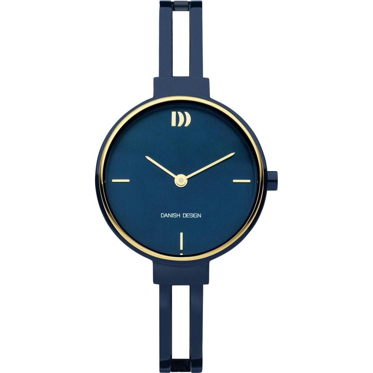 Danish, Orologio da polso, Design Barbara IV72Q1265 Dames Horloge Blauw - 30 mm, Blu, (30 mm)