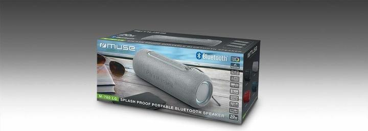 Actual product image Muse M-780 LG Bluetooth speaker, Silver (10 h, Without external power source)