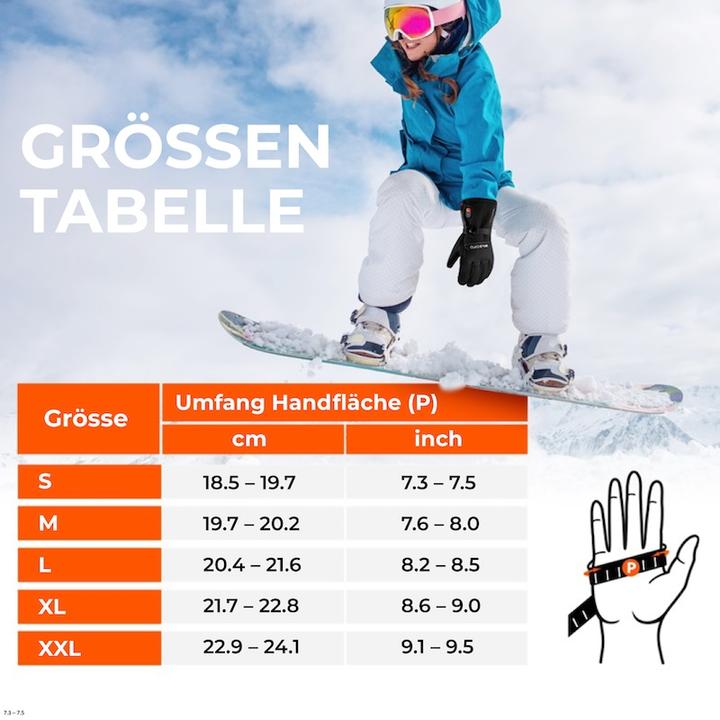Produktbild Kiwikā beheizbare Handschuhe (L, M, S, XL, XXL)
