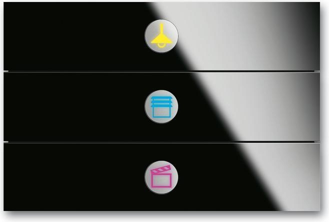 Image du produit Busch-Jaeger Busch-Jäger Élément de commande triple Busch-priOn® 6342-825-101