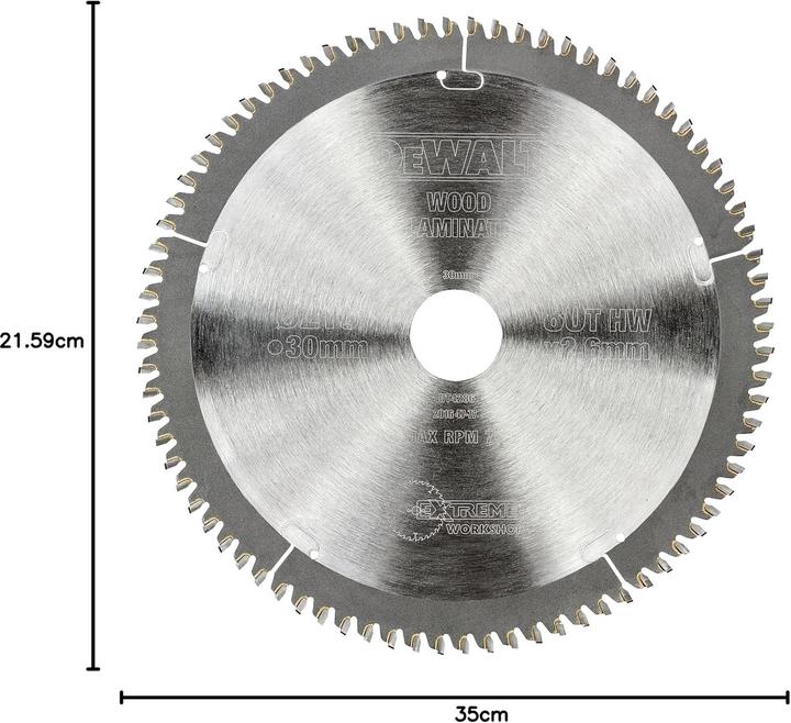 Produktbild DeWalt Extreme Stationärkreissägeblatt
