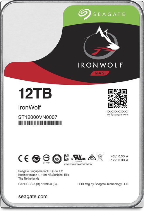 Produktbild Seagate IronWolf (12 TB, 3.5")