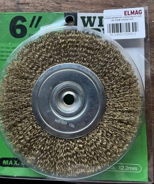 Actual product image Elmag Stahldrahtbürste (150)
