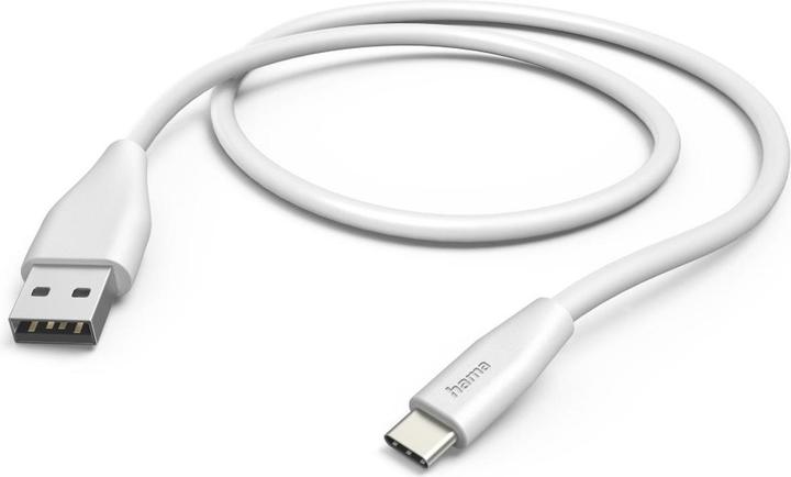 Produktbild Hama Ladekabel, USB-A - USB-C, 1,5 m, Weiss (1.50 m, USB 2.0)