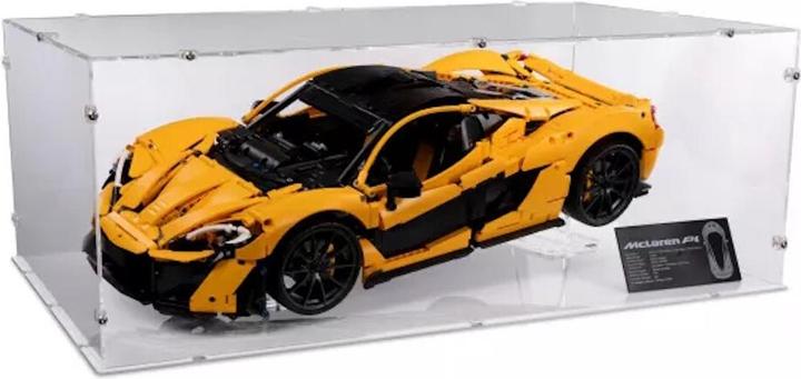 Image du produit iDisplayit Présentoir acrylique XL pour LEGO® 42172 McLaren P1 (avec fond blanc)