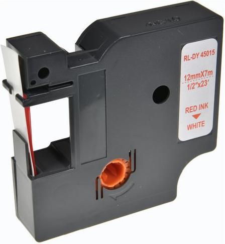 Markenlos Writing tape 5DY45015-WT ABS red (1.20 cm, Multicoloured)