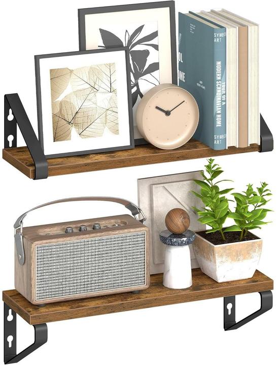 Immagine prodotto Vasagle Wandregal Industrial Schwarz (40 x 11.20 x 12.80 cm)