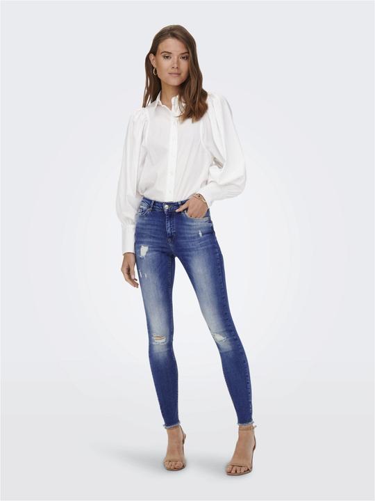 Actual product image Only ONLBlush Mid Ankle Destroyed Skinny Fit Jeans (XS)