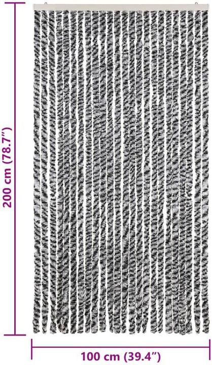 Actual product image vidaXL Chenille (100 x 200 cm)