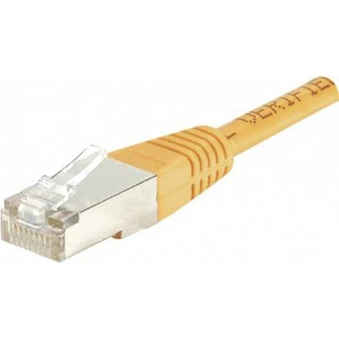 Exertis Connect Patchkabel F/UTP, CAT.6, orange, 2,0 m Patchkabel mit besonders schmalem Knickschutz (F/UTP, CAT6, 2 m),...