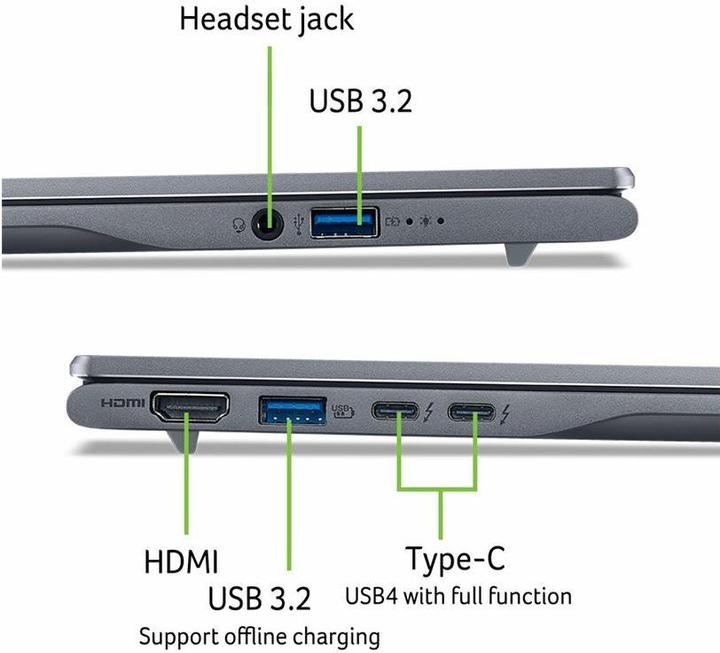 Immagine prodotto Acer Swift 14 AI OLED (14", Intel Core Ultra 5 226V, 16.38 GB, 1000 GB, DE)