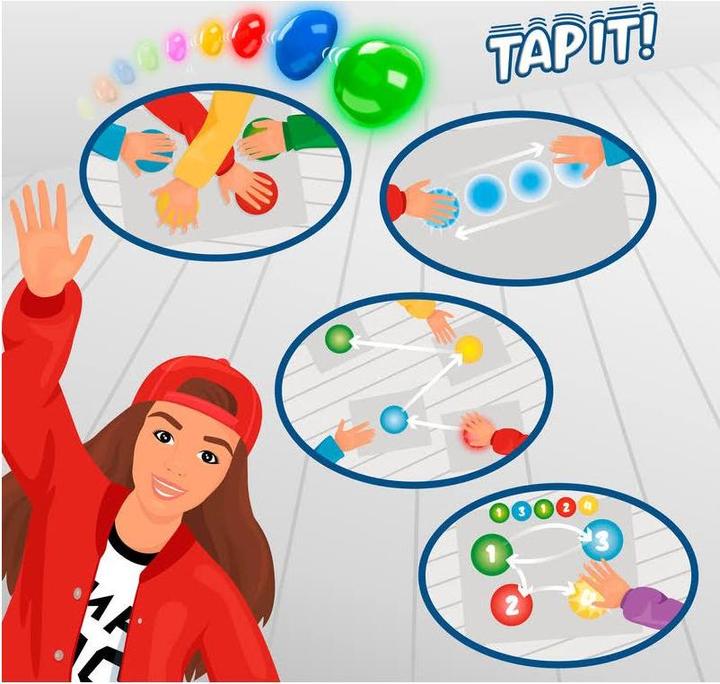 Immagine prodotto HCM Kinzel HCM55153 - Tap It, gioco per bambini, per 1-8 giocatori, dai 6 anni in su (Tedesco)
