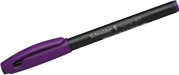 Produktbild Schneider Fineliner 967 0.4 mm, Violett, 1 Stück, Set (Violett, 1 x)