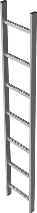 Actual product image Zarges Shaft ladder galvanised 6 rungs LW400 mm (168 cm)