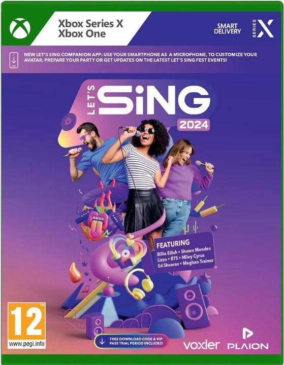 Plaion Let's Sing 2024 International Version (Xbox Series X, Xbox One S, DE)