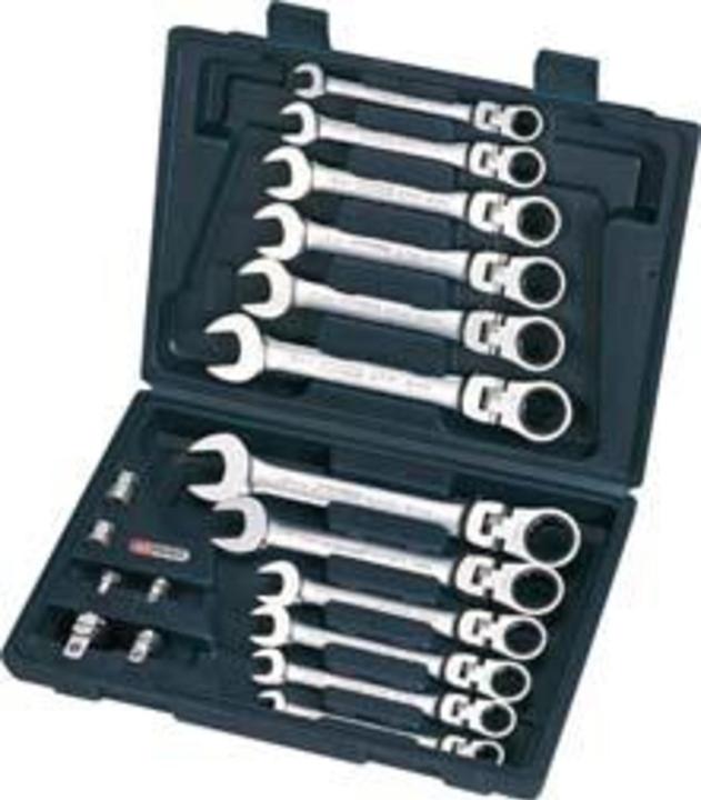 Produktbild KS Tools GEARplus® Gelenk-Ratschenringmaulschlüssel-Satz 50 (19 mm)