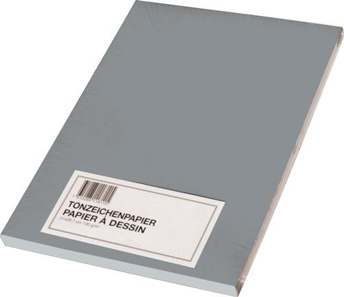 Produktbild Scaldia Tonzeichenpapier A4, 130 g/m², 100 Stück, Grau (A4, 130 g/m²)