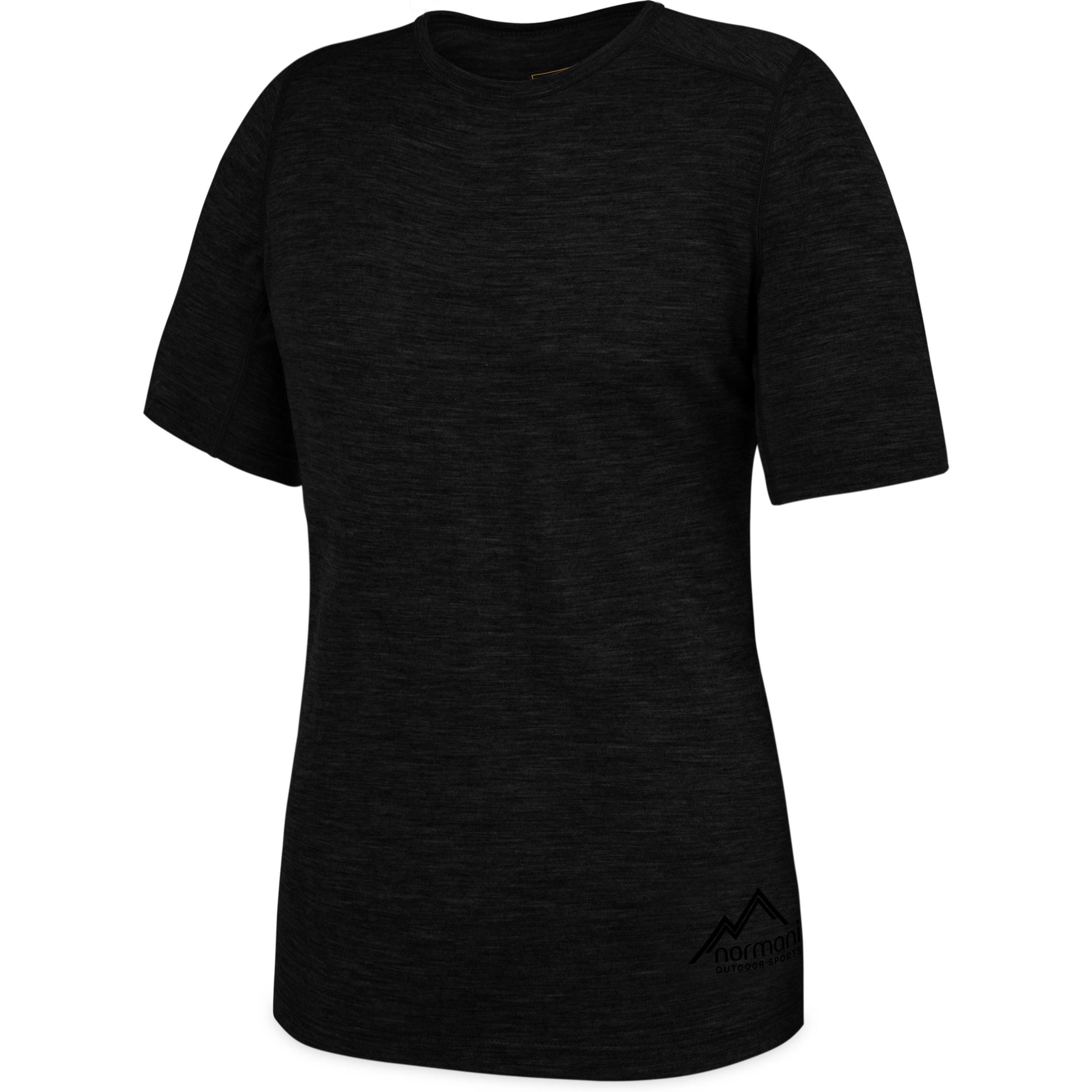Thumbnail - Normani, Damen, Funktionsshirt, Damen Merino T-Shirt Cairns - 1551 (XS), Schwarz, XS