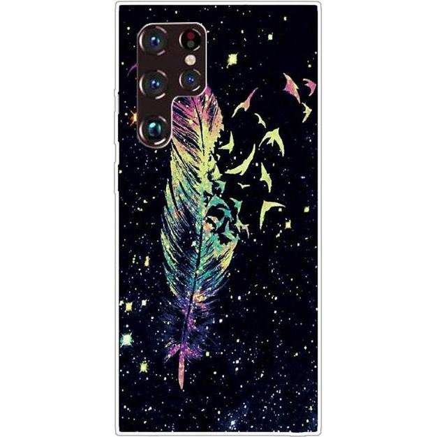 MU Style Softcase Image Kunststoff Series (Samsung Galaxy S22 Ultra), Smartphone Hülle, Mehrfarbig