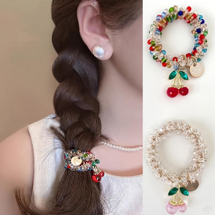 Immagine prodotto Activity Board 2 pc bunte Strassstein verschönert, Mode Kirsche Haar-Accessoire (2 pz.)