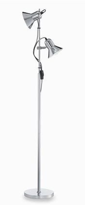 Actual product image Ideal lux POLLY floor lamp E27 double ⌀220mm chrome 061122 (E27)