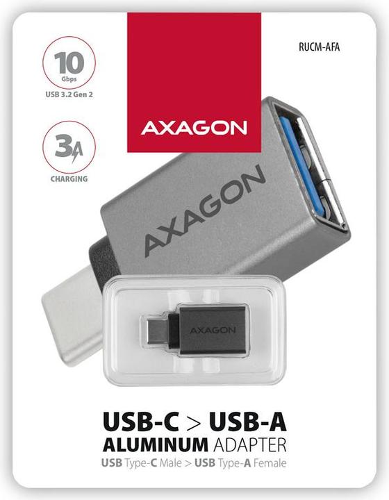 Produktbild Axagon C – A Adapter (USB Typ-C, USB-A, 1.50 cm)