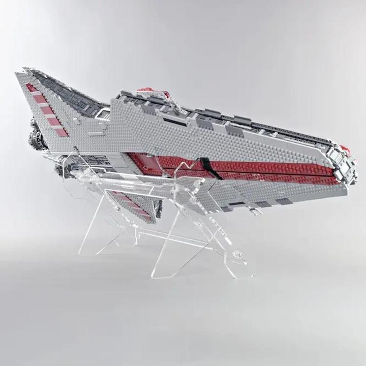 Actual product image iDisplayit Acrylic stand 2 in 1 for LEGO® 75367 SW Venator-class Republic Attack Cruiser