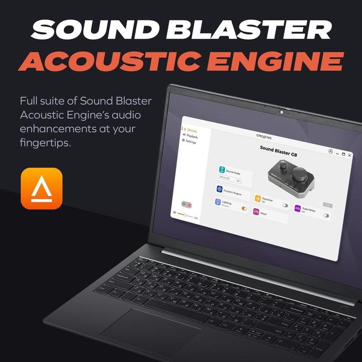 Actual product image Creative Sound Blaster G8 (USB-C)