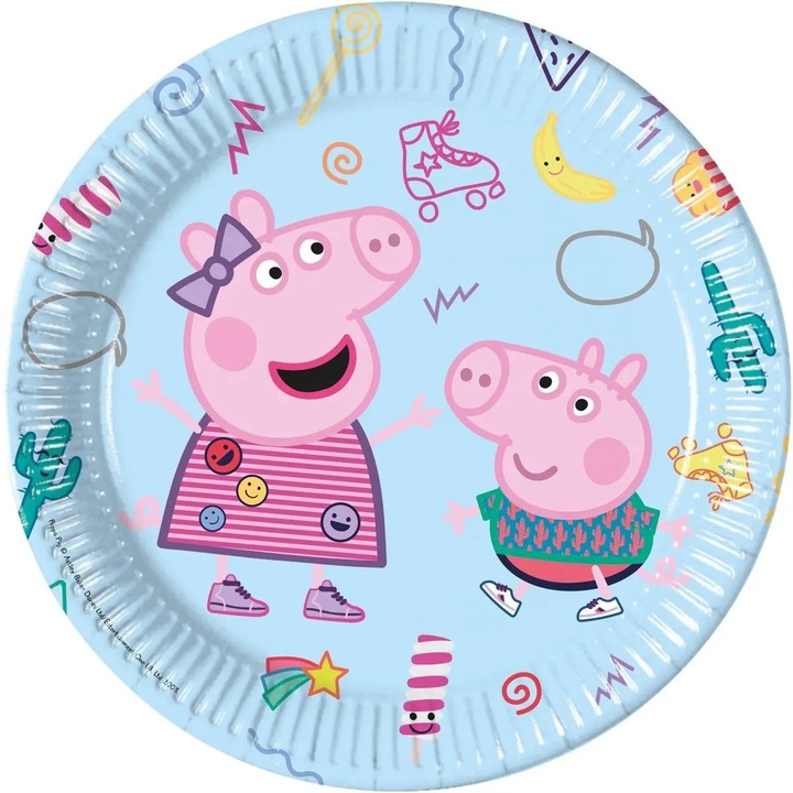 Immagine prodotto Amscan PeppaPig (8 x)