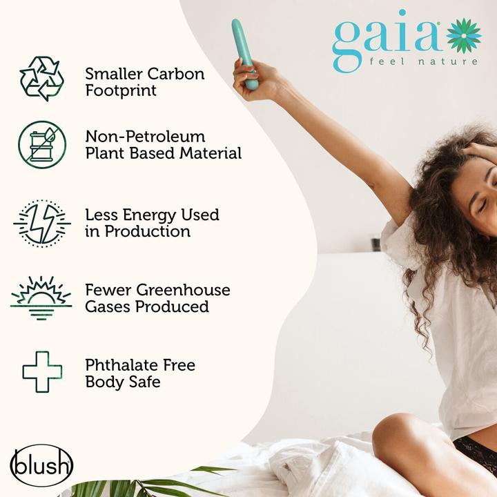 Actual product image Gaia Eco Vibrator Blau