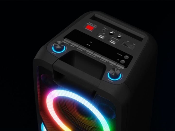 Immagine prodotto Medion MD 44468 Altoparlante per feste nero (15 h, Corrente elettrica, Batteria ricaricabile)