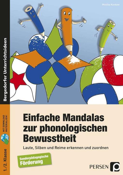 Produktbild Einfache Mandalas zur phonologischen Bewusstheit (Deutsch, Monika Konkow, 2024)