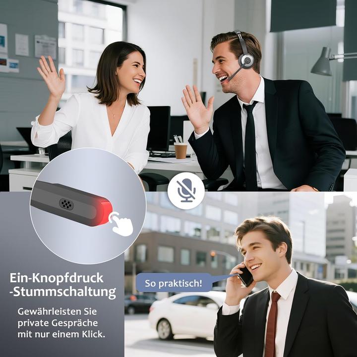 Produktbild EarBay Kabelloses Bluetooth-Headset (Kabellos, USB-C)