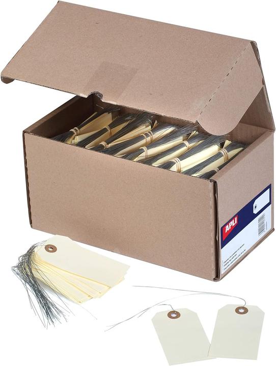 Produktbild Agipa Gep„ckanh„nger, 80 x 38 mm, neutral, mit Draht