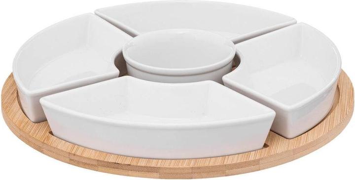Actual product image Secret de Gourmet Round bamboo aperitif set