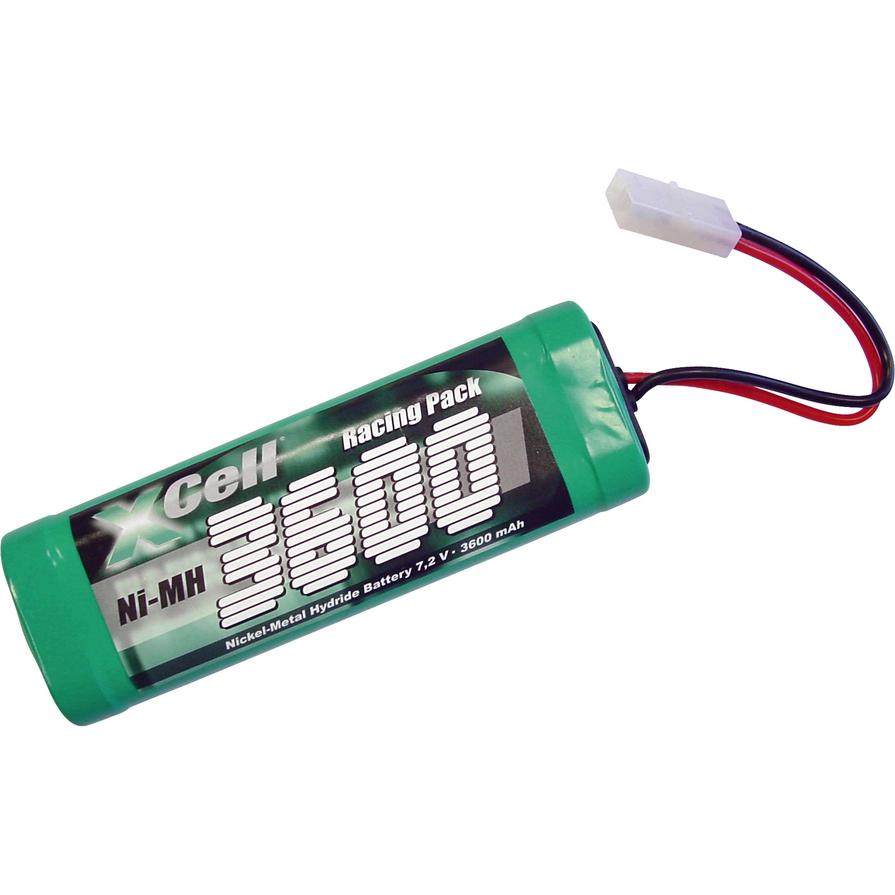 XCell ni-mh racingpack 3600 mah 7,2 volt (7.20 V, 3600 mAh)