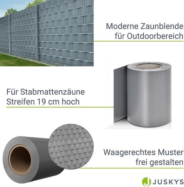 Produktbild Juskys PVC Sichtschutzstreifen 4er Set (3500 cm)