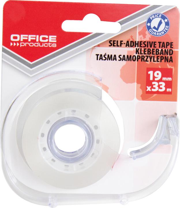Image du produit Office Products Ruban adhésif de bureau, 19mm, 33m, distributeur, transparent (140 mm)
