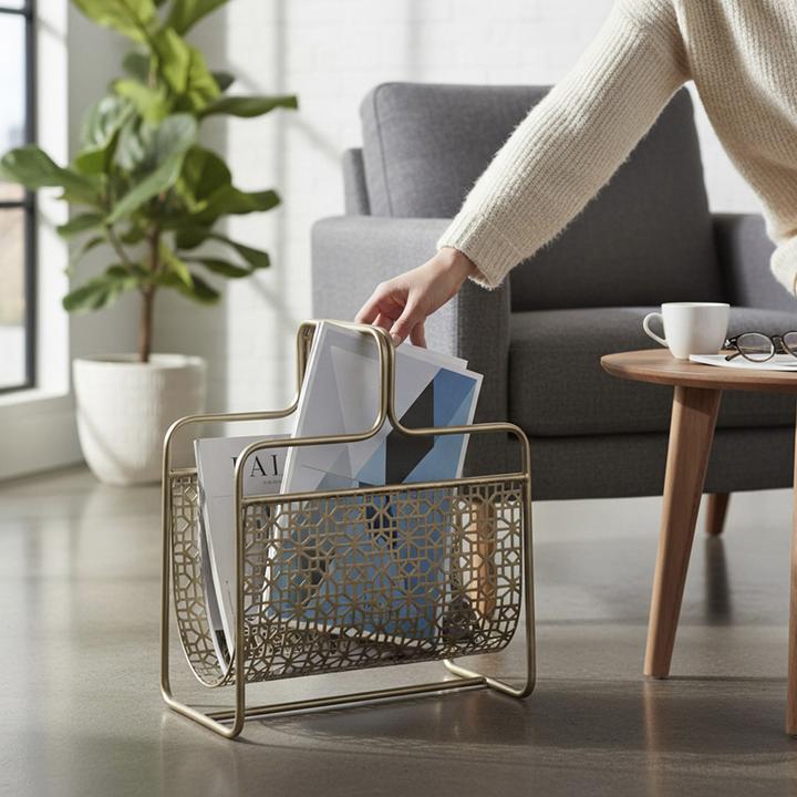 Immagine prodotto HAKU Möbel Portariviste stile antico (37 x 22 x 45 cm)