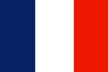 Osculati Nautische Flagge FRANKREICH 30 x 45cm