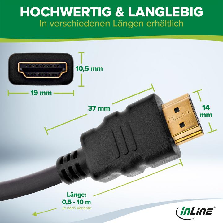 Immagine prodotto InLine HDMI – HDMI (2 m, HDMI, 2.0)