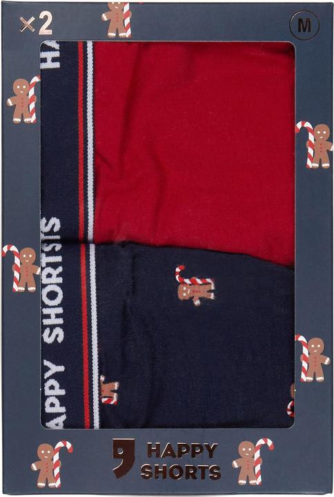 Produktbild Happy shorts Retro Boxer Jersey XMAS (M, 2er Pack)