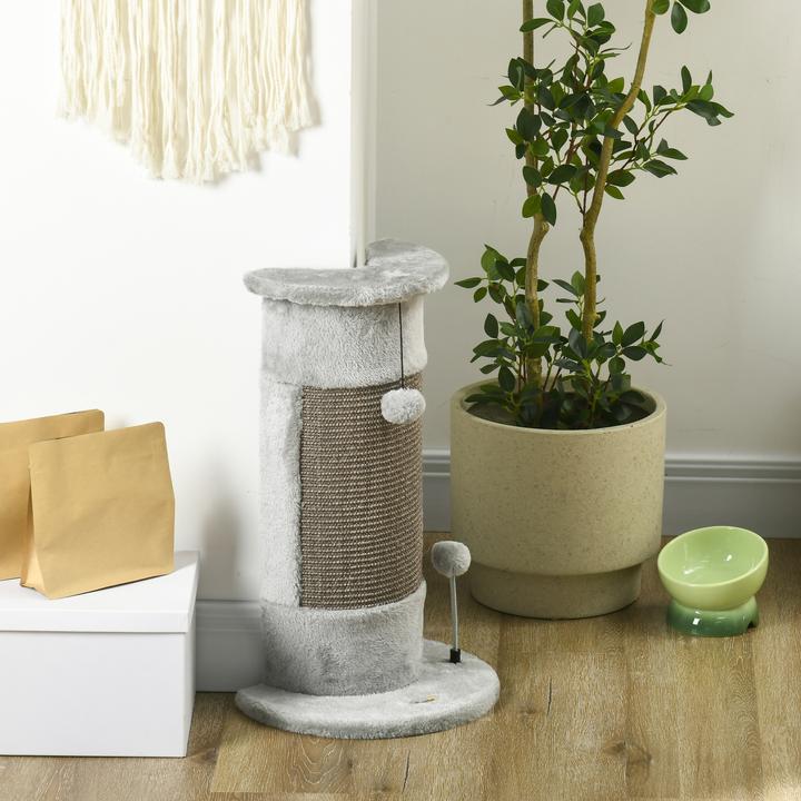 Actual product image PawHut Scratching post (58 cm, Grey)