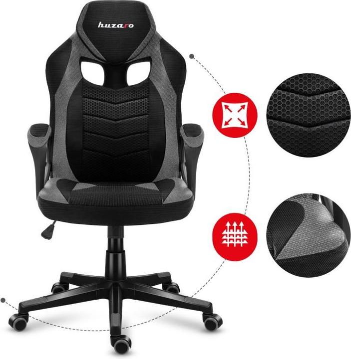 Actual product image Huzaro Force 2.5 GREY MESH