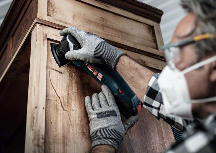Immagine prodotto Bosch Professional Zubehör Expert C470 Carta vetrata per levigatrice Delta, 93 mm, G 320, 5 pezzi. (320)