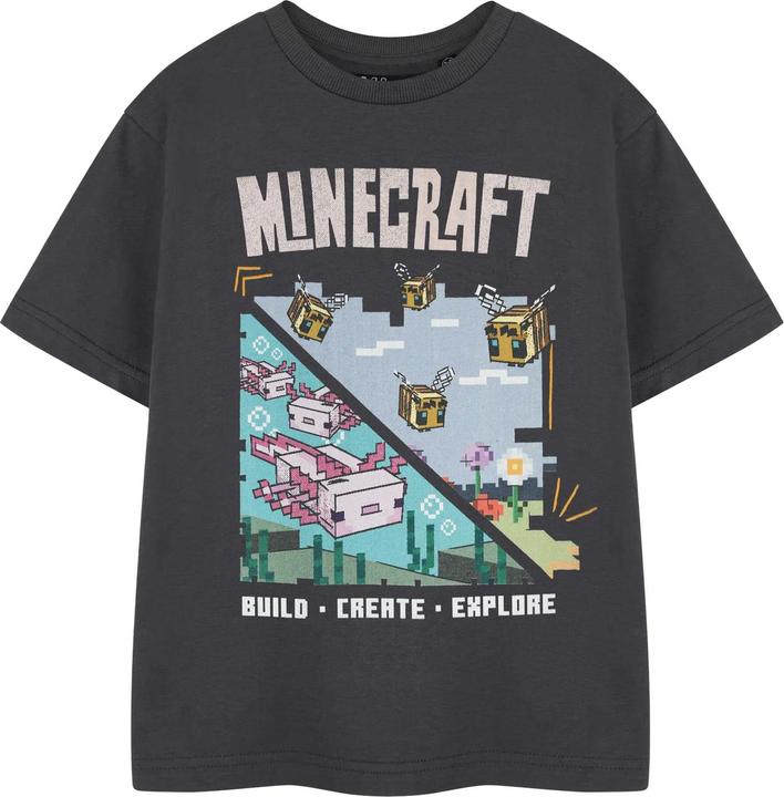 Produktbild Minecraft Build Create Explore TShirt Mädchen (128)