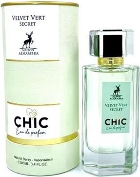 Actual product image Alhambra Chic Velvet Vert Secret - EDP - 100 ml (Eau de parfum, 100 ml)