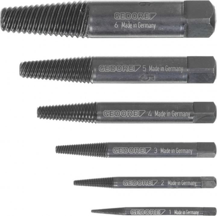 Produktbild Gedore 8551-66 Schraubenausdreher-Satz 6-teilig M3-M24
