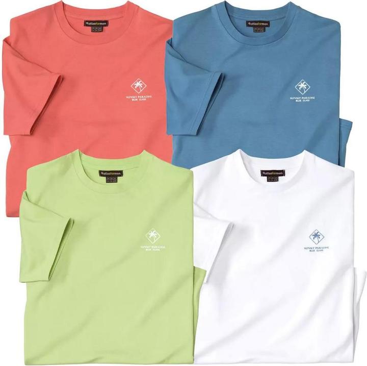 Produktbild Atlas For Men TShirt Sommer(4erPack) (L)