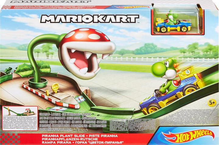 Produktbild Hot Wheels Mario Kart Piranha Plant Rennstrecke